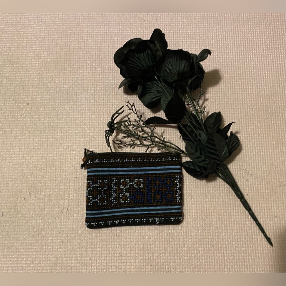 A handmade cardholder/wallet.